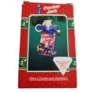 Enesco 1996 Have a Cracker Jack Christmas Hanging ornament
